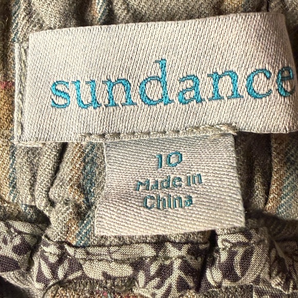 Sundance | Green Tartan Plaid Khaki Chinos| Sz 10 - Picture 5 of 6